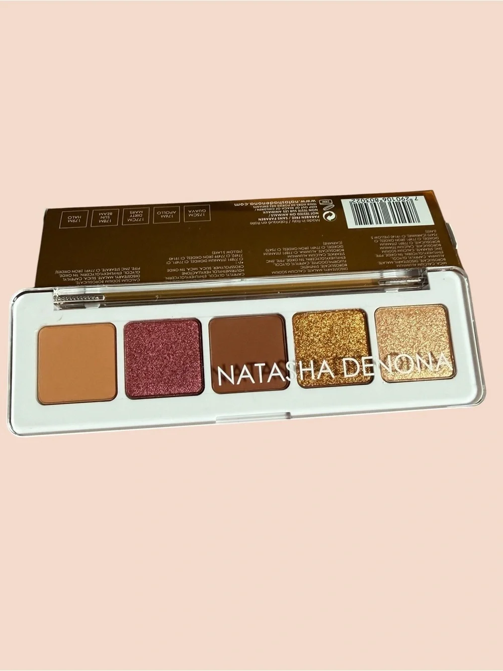Natasha Denona Mini Sunset Palette - Tan, Rose, Brown & Gold Shimmers BNIB